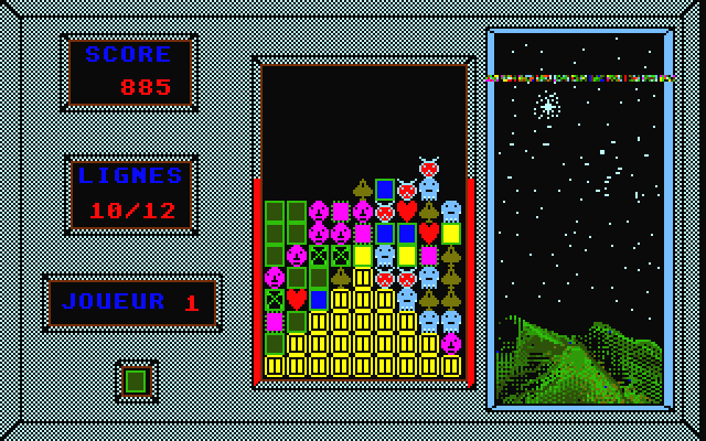 Cube Up - Make Diagonals atari screenshot